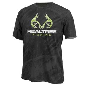 NWT Realtree Men’s Fishing Pro Series Cast Performance Short Sleeve Tee